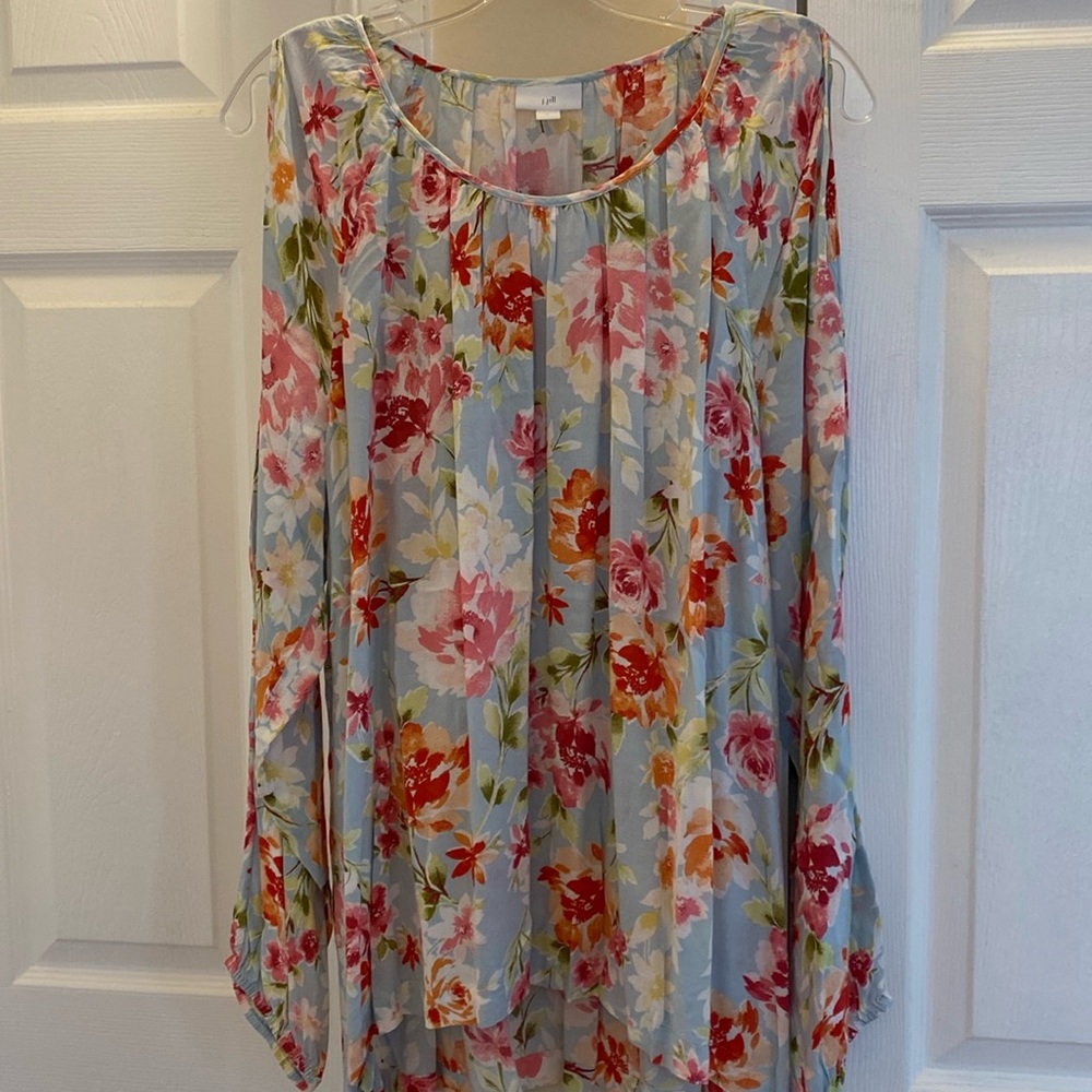 J.Jill floral print top